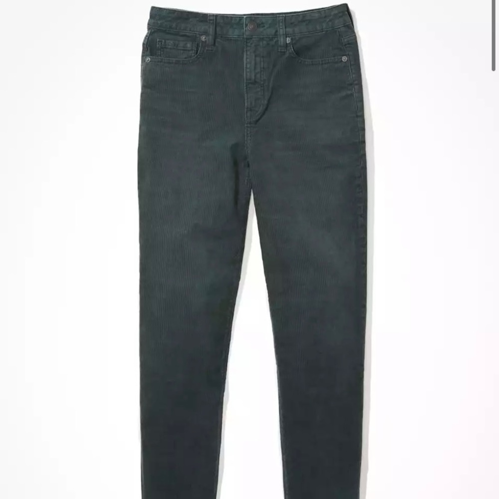 Stretch Corduroy Mom Straight Pant